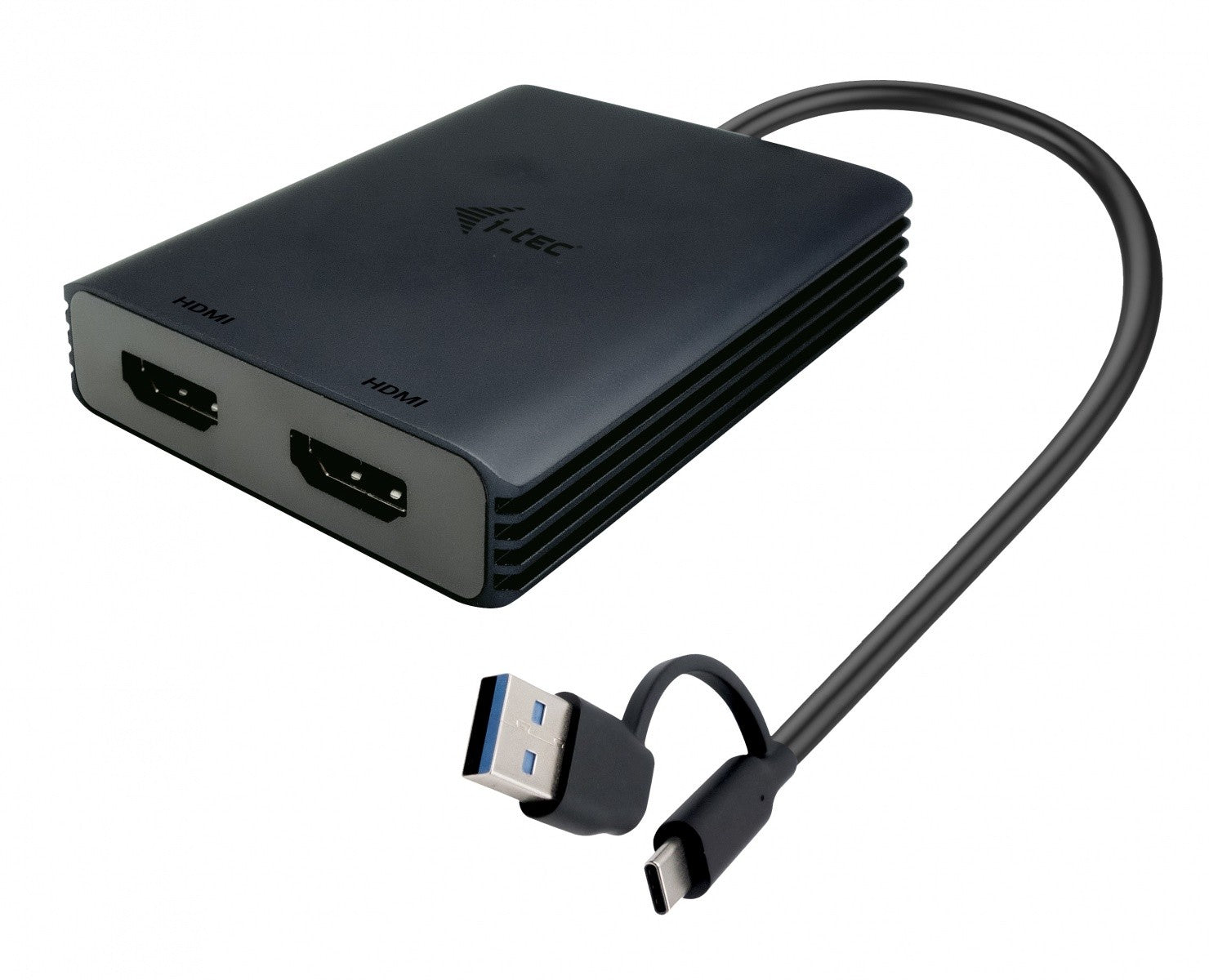 Adaptor USB-A/USB-C Dual 4K/60 Hz HDMI Video