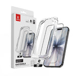 Pachet de 2 EasyShield - Sticlă securizată iPhone 17 / iPhone 17 Pro / iPhone 16 Pro (2 bucăți)