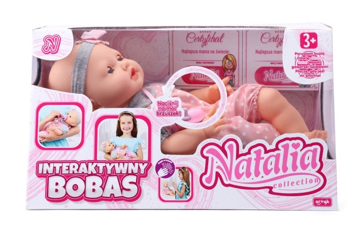 Păpușă Natalia Baby, imitație, 41 cm