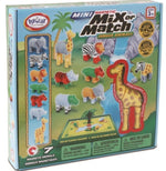 Set magnetic mini animale din junglă Malblo