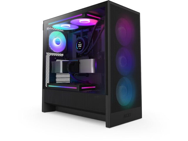 Carcasă H5 FLOW RGB Midi tower cu fereastră (2024) Neagră
