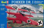 Model din plastic Fokker Dr.I Richthofen