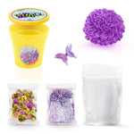 Kit creativ So Slime Floral Creations - Ghiveci galben