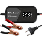 Încărcător inteligent cu microprocesor 12V | 2A | Redresor cu funcție de regenerare a celulelor pentru baterii AGM cu gel | LCD