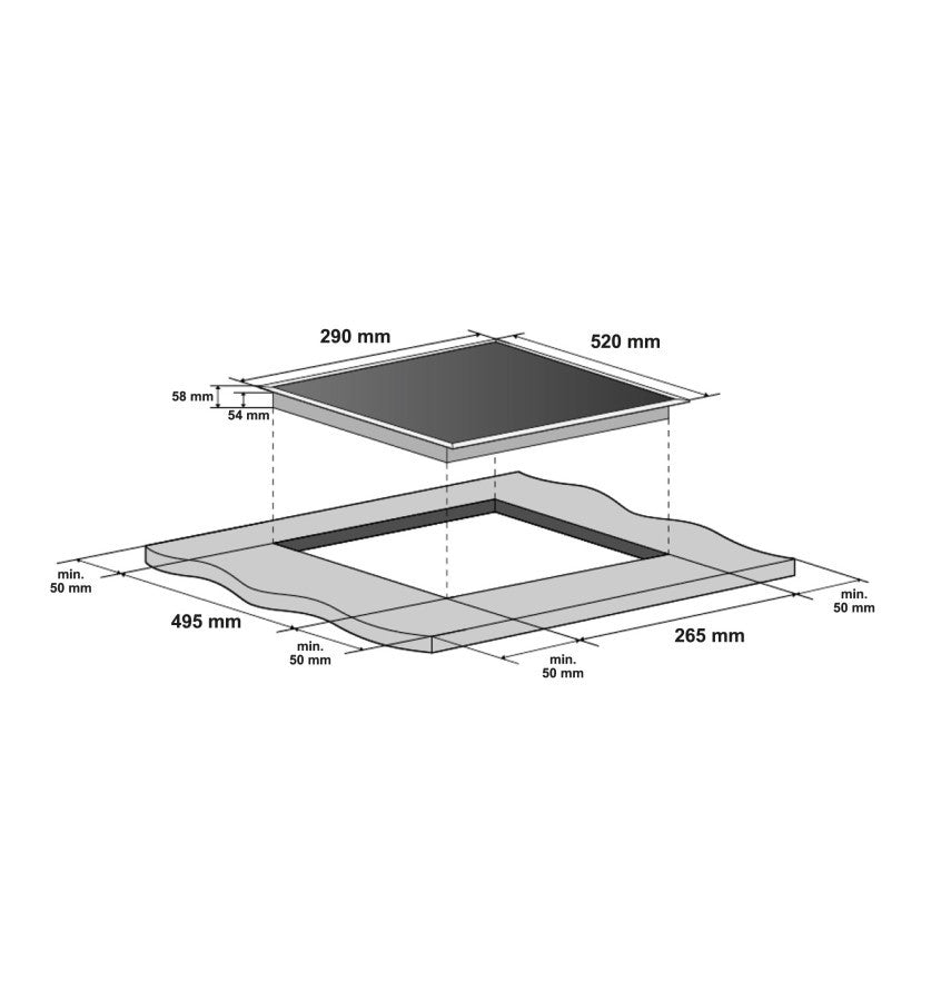 Plită cu inducție MPM-30-IM-18