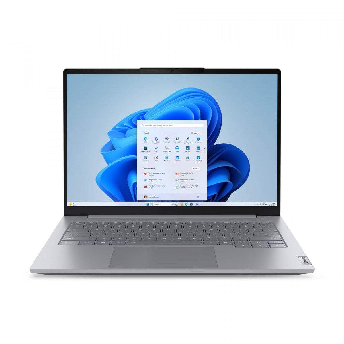 Laptop ThinkBook 14 G8 21SJ00V5PB W11Pro Ultra 7 255H/16GB/512GB/INT/14.0 WUXGA/Gri Arctic/3 ani sistem de operare + compensare CO2 + 1 an asigurare integrală