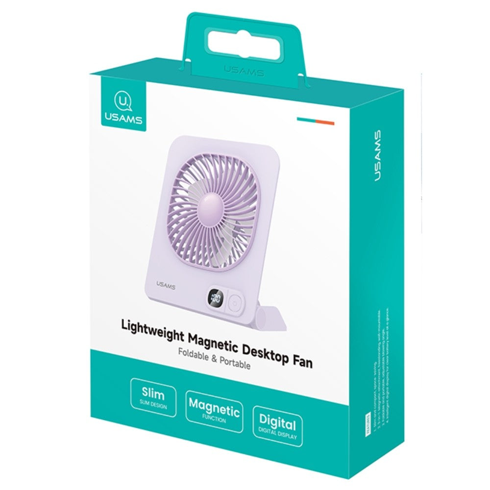 Ventilator de birou magnetic violet