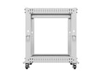 Rack deschis 19 inch 12U 600x600-1100 reglabil gri