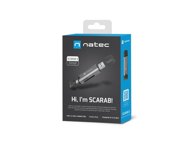Cititor de carduri Scarab 3 USB A/C SD/MICRO USB 3.1 Gen 11
