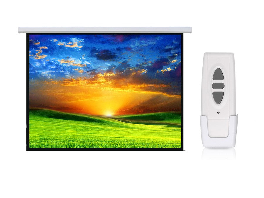 Ecran de proiecție electric MC-562 167 inci 1:1 300x300cm Telecomandă de perete