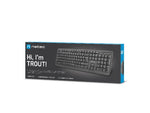 Tastatură Trout Slim 1.8m Neagră USB