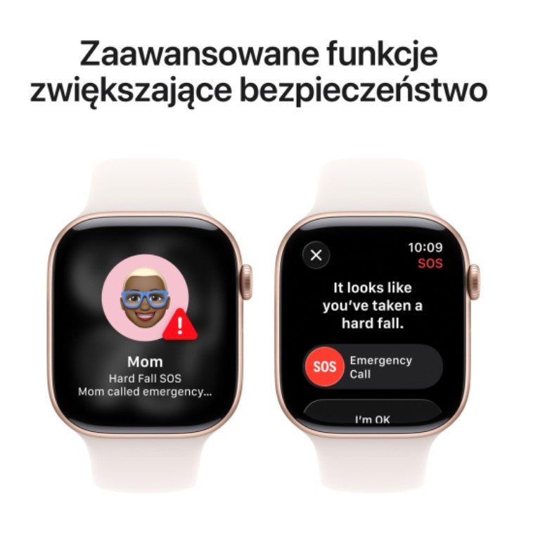 Ceas seria 11 GPS, carcasă din aluminiu auriu-roz de 46 mm, curea sport roz pal - mărimea M/L