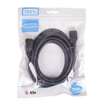 Cablu HDMI 1.4 placat cu aur, 3 m.
