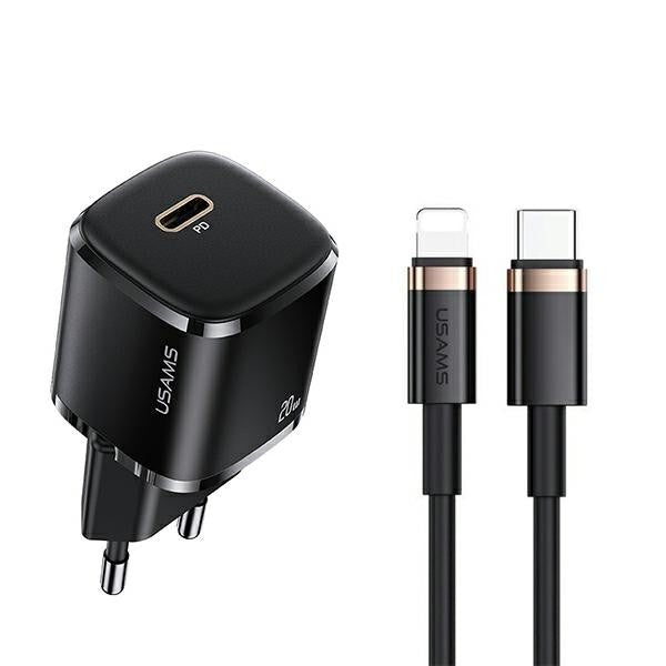 1 încărcător de perete USB-C T36 20W + cablu de încărcare rapidă Lightning PD3.0