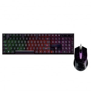 Set USB: Tastatură iluminată + Mouse iluminat AK-50