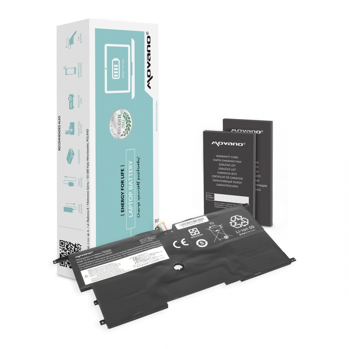 Bateria Lenovo ThinkPad X1 Carbon 14 gen 2 3 - 2800 mAh (43 Wh)
