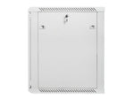 Dulap de instalare montat pe perete 19 inch 15U 600X600mm gri (ușă de sticlă)