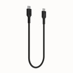 Cablu împletit USB-C-USB-C PowerStream 100W, 1,2 m, negru