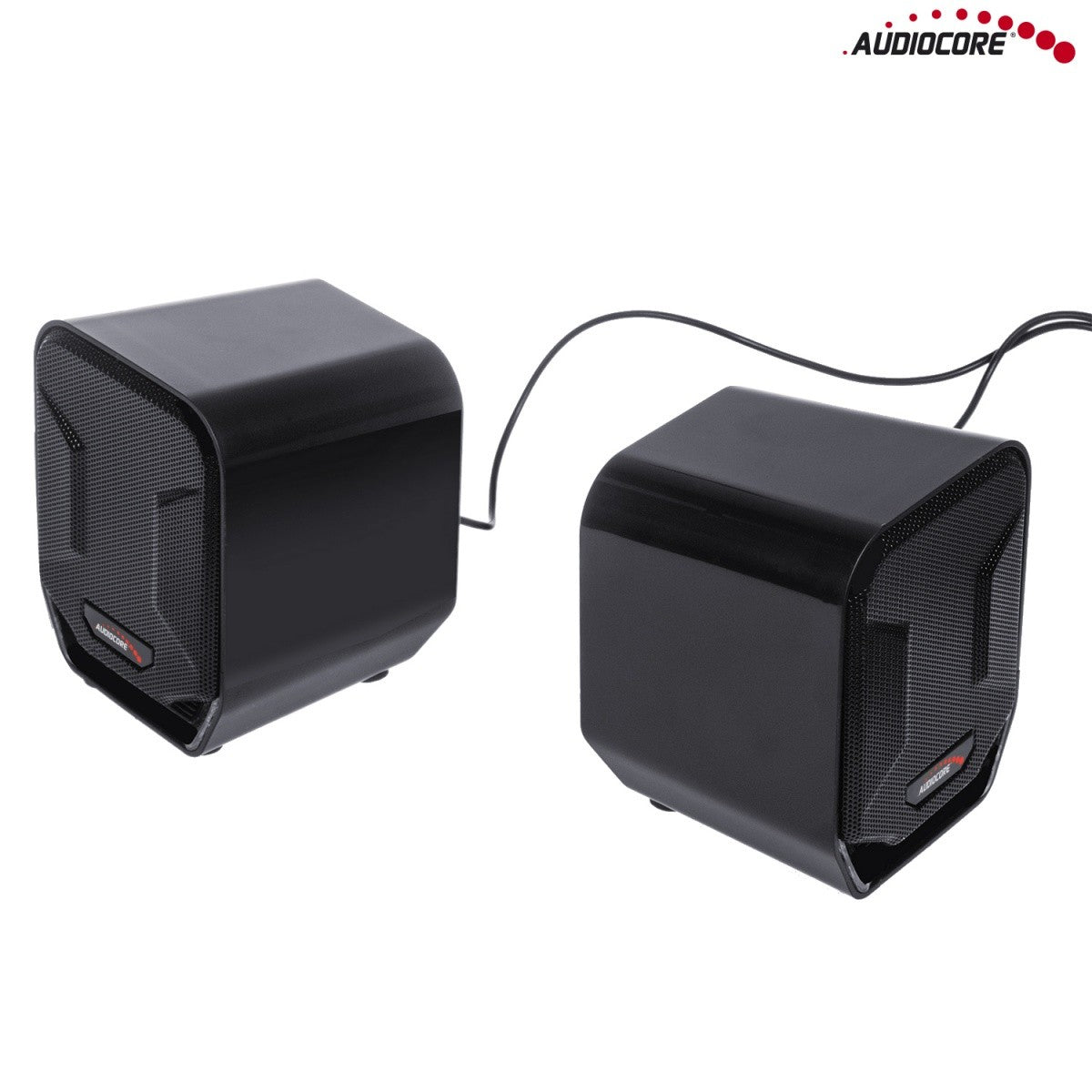 Boxe USB de 6 W pentru computer AC865B, negre și albastre
