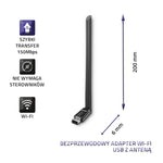Adaptor Wi-Fi USB cu antenă wireless