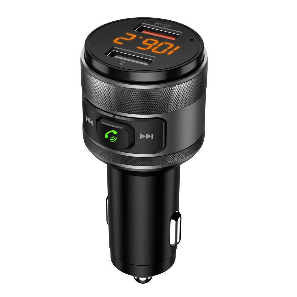 Transmițător FM auto MP3 cu funcție BT, USB LCD FM-57 QC3.0