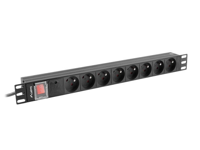 Rack PDU 19 inch 1U 16A 8X 230V PL 2 negru