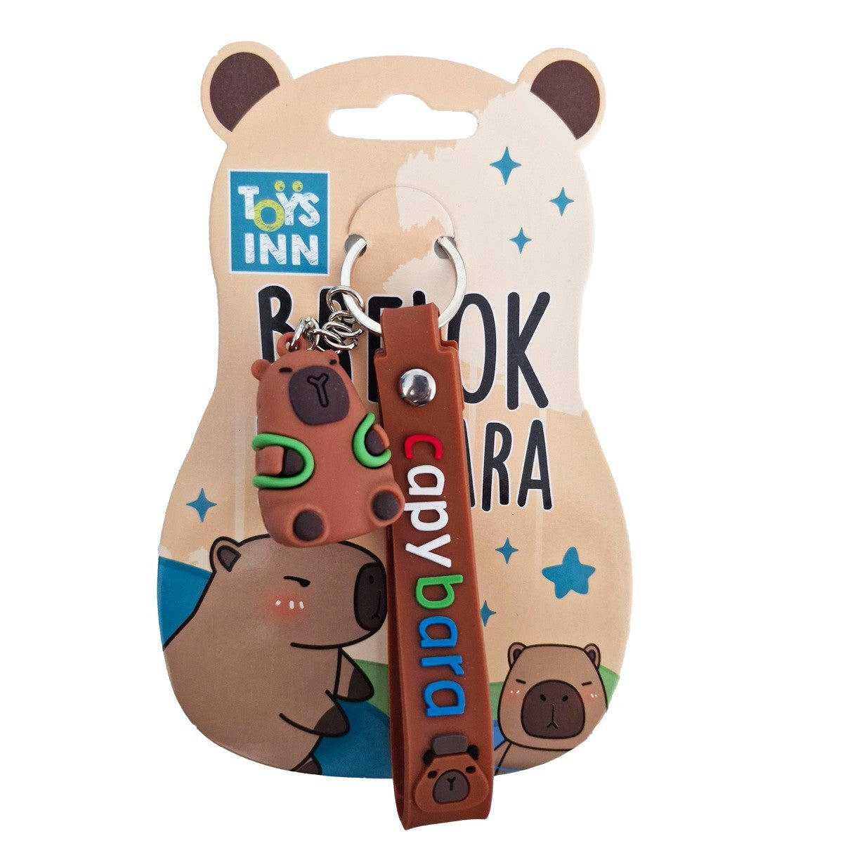 Brelocuri capibara mix Display 12 bucăți