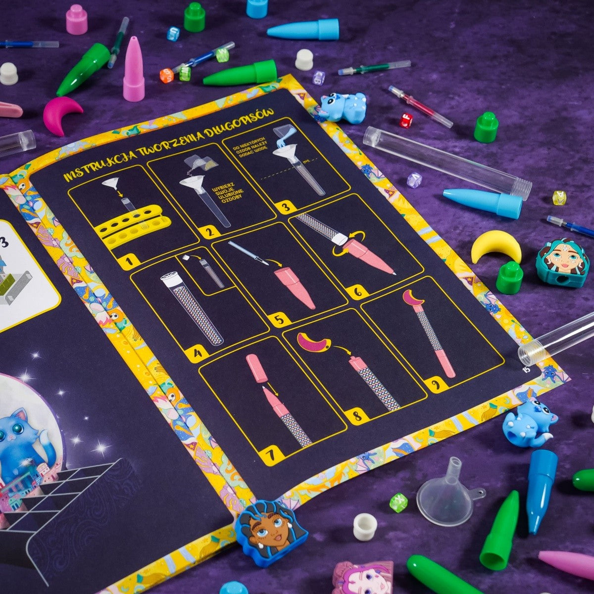 Kit creativ Moon Academy Pixuri și jurnal Moon