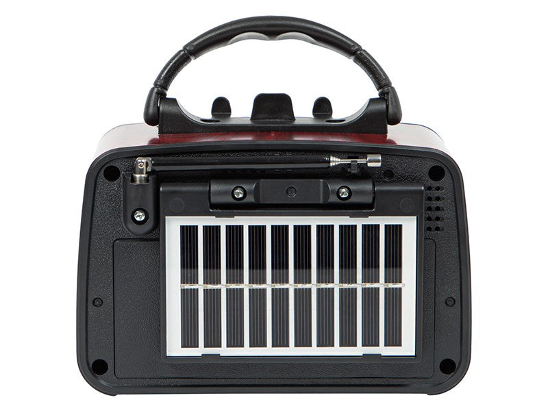 Radio analogic portabil AM/FM RA10, cu sistem solar
