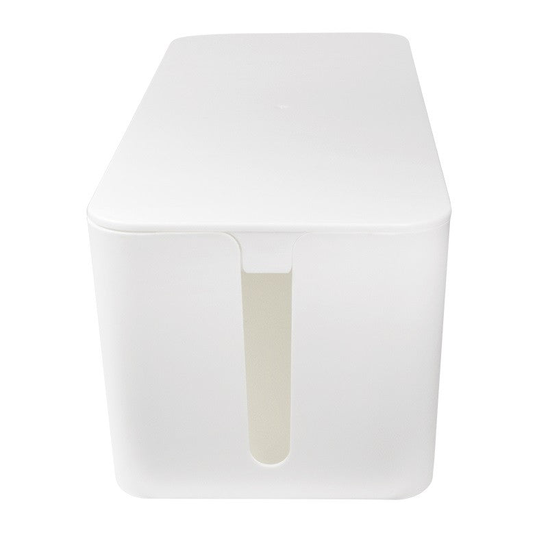Organizator de cabluri cutie pentru cabluri, alb