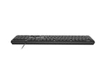 Tastatură Nautilus US Slim, neagră, 1,8 m