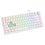 Tastatură magnetică RGB ASTRAL White OUTEMU, culoarea jad alb