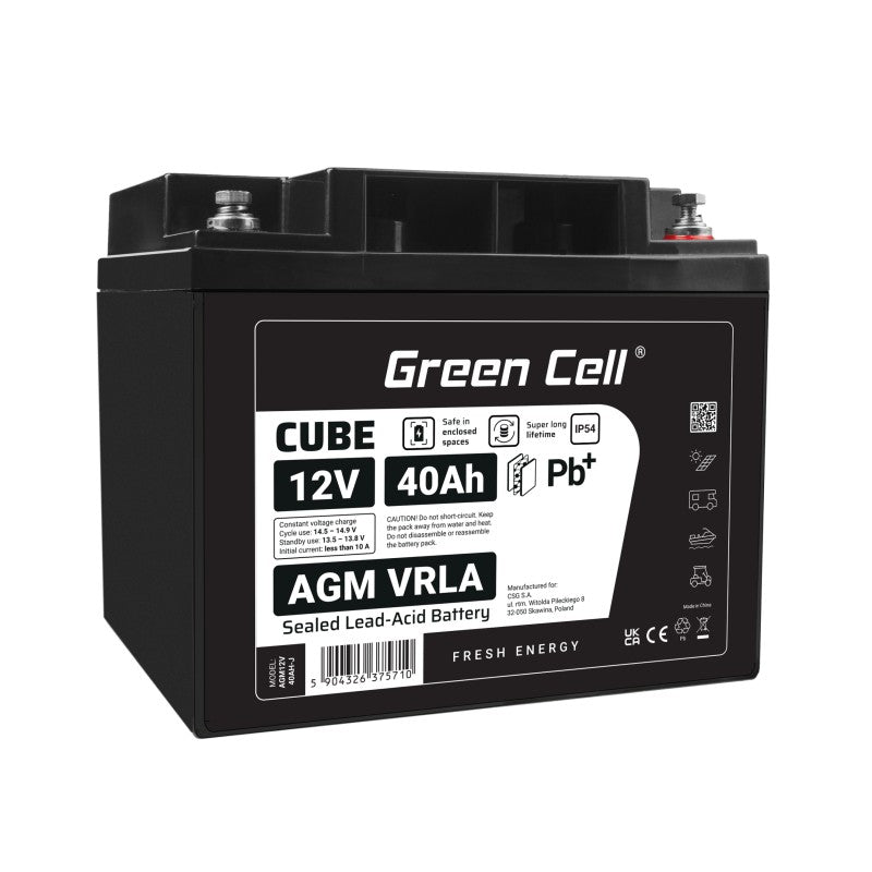 Baterie AGM VRLA 12V 40Ah IP54