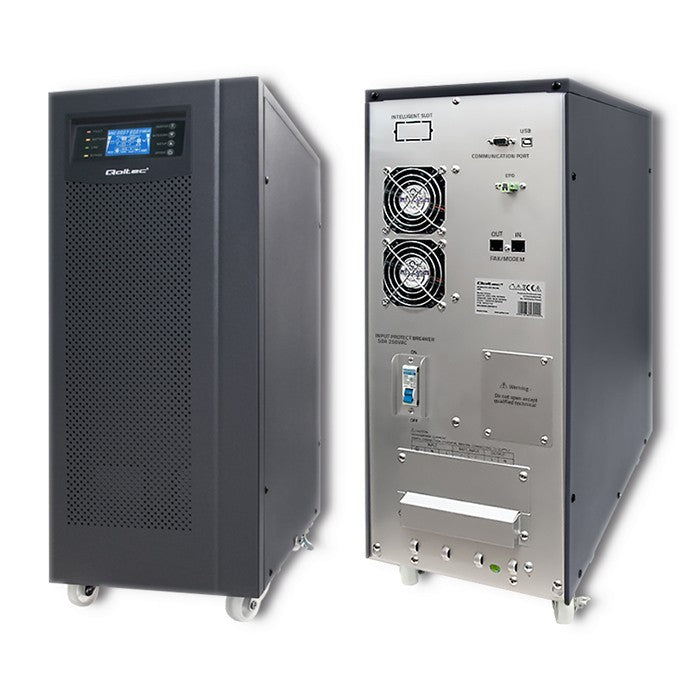 UPS, online, undă sinusoidală pură, 10kVA, 8kW, LCD USB