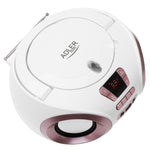 Radio Boombox CD MP3 AD1181 alb-cupru