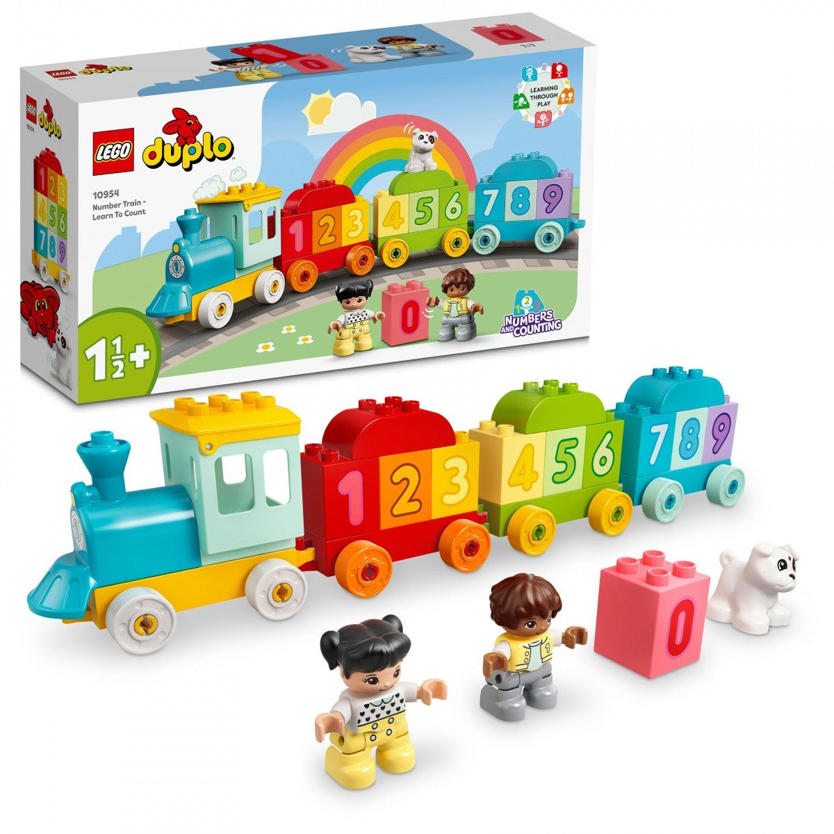 DUPLO 10954 Trenulețul numerelor - învață să numere