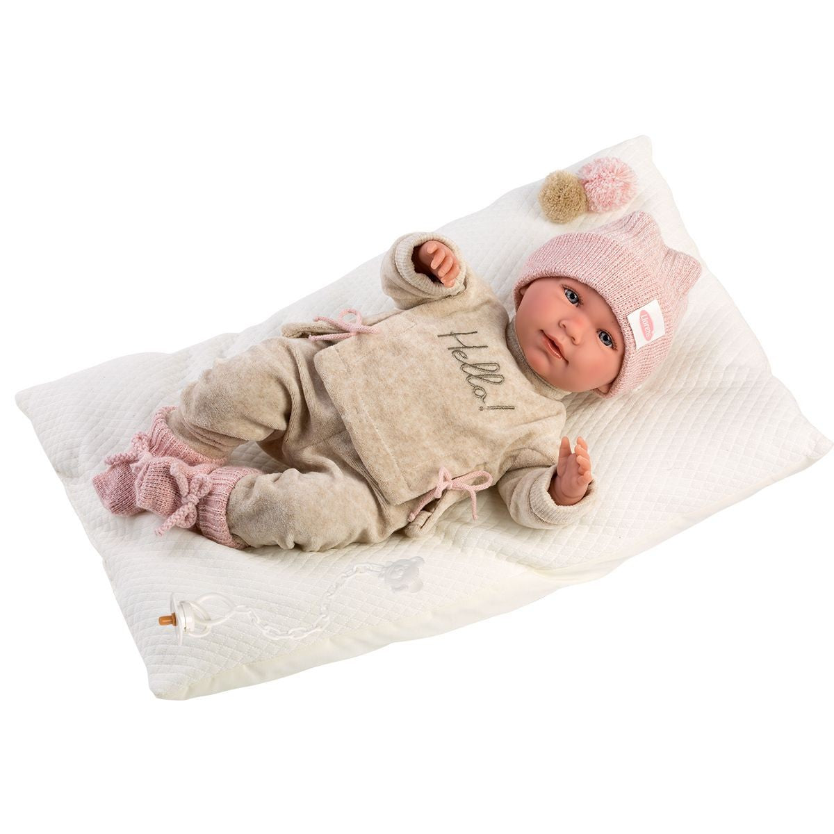 Păpușă Mimi plângătoare cu pernă 42 cm