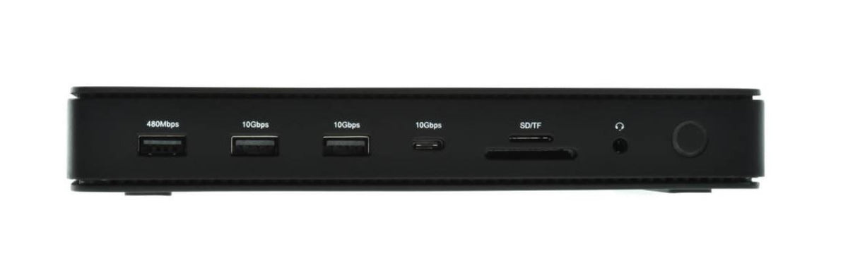 Stație de andocare Thunderbolt4 pentru 2 ecrane Gen3, 7 porturi USB, 2.5 GLAN, cablu PowerDelivery TB4 de 92 W, 1 m
