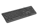 Tastatură Trout Slim 1.8m Neagră USB
