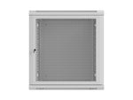 Dulap rack de perete 12U 600x600 cu ușă perforată gri (pachet demontabil)