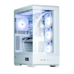 Obudowa P50 DS Alb Mid-Tower cu 4 ventilatoare ARGB