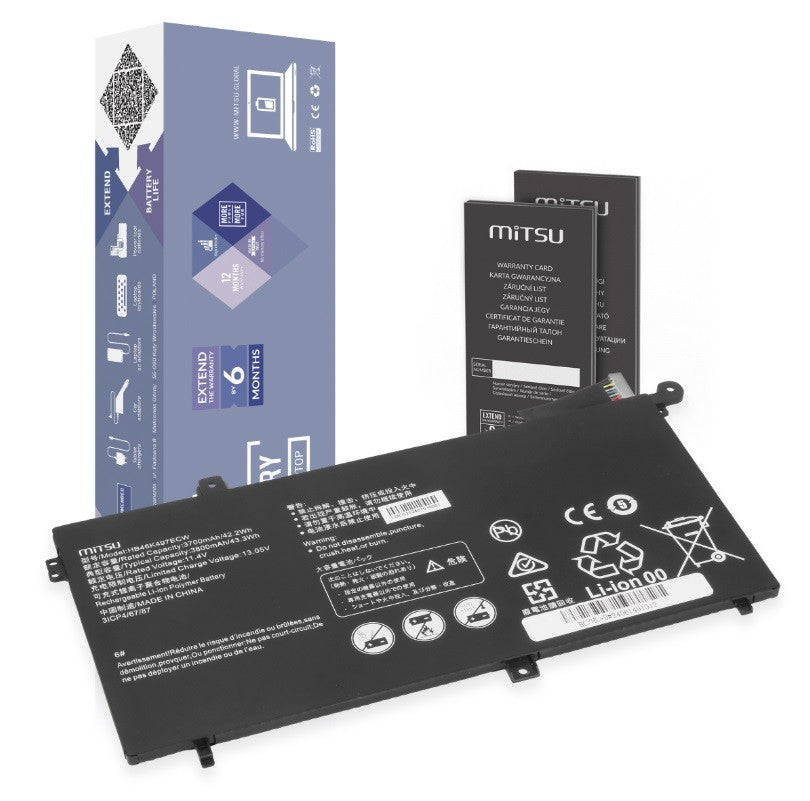 Baterie Huawei Matebook seria D HB46K497ECW 3700 mAh (42,2 Wh) 11,4 V