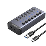 HUB USB 3.0 7X USB 3.0 5GB încărcare rapidă