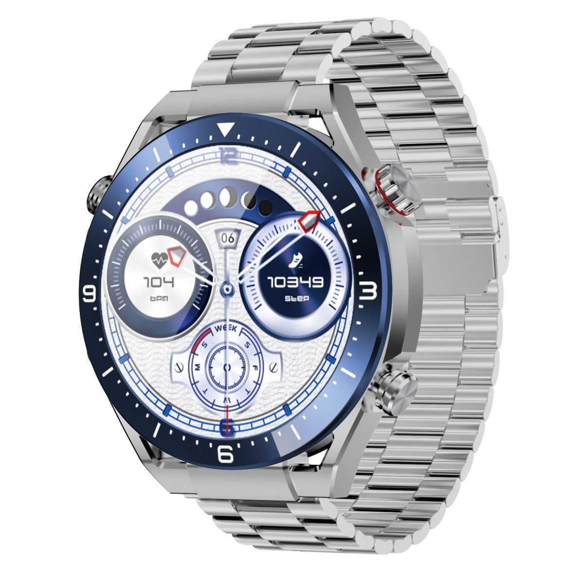 Ceas inteligent EW01 argintiu