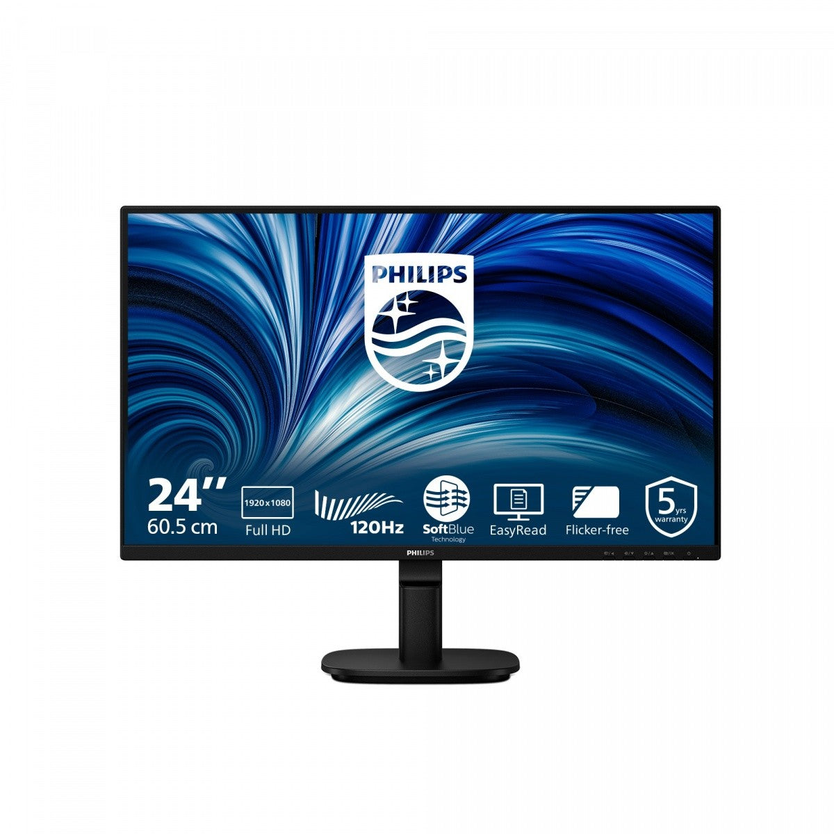 Monitor 24B2N2200 IPS de 23,8 inci, 120Hz, HDMI DP, difuzoare VGA