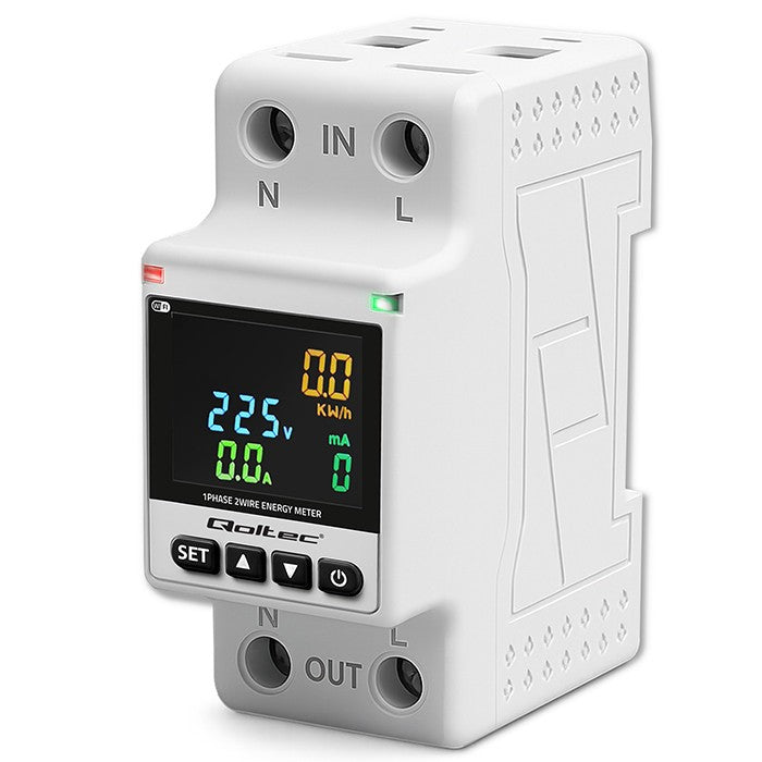 Contor electronic monofazat | contor de consum de energie | DIN35 | telecomandă | istoric măsurători | WiFi | TUYA | Viață inteligentă
