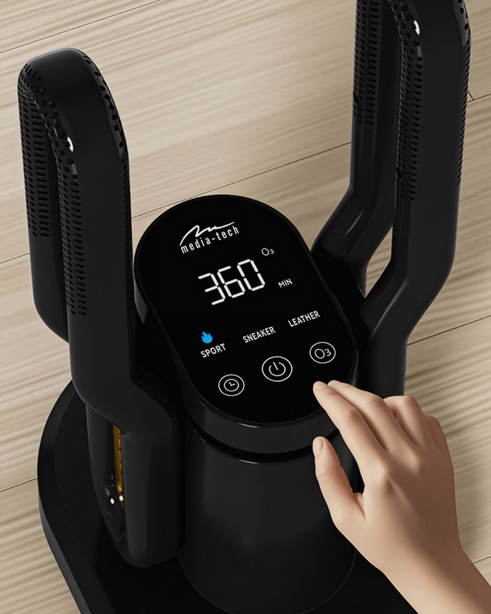 *Uscător de încălțăminte cu dezinfecție cu ozon USCĂTOR DE ÎNCĂLȚĂMINTE OZONE PRO+ MT6539 (negru)