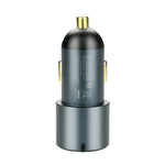 Încărcător auto CC-40Q QC3.0 60W 1X USB 2X USB-C PD Negru