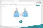 Cablu de conectare U/UTP cat.5e PVC 0.5m gri