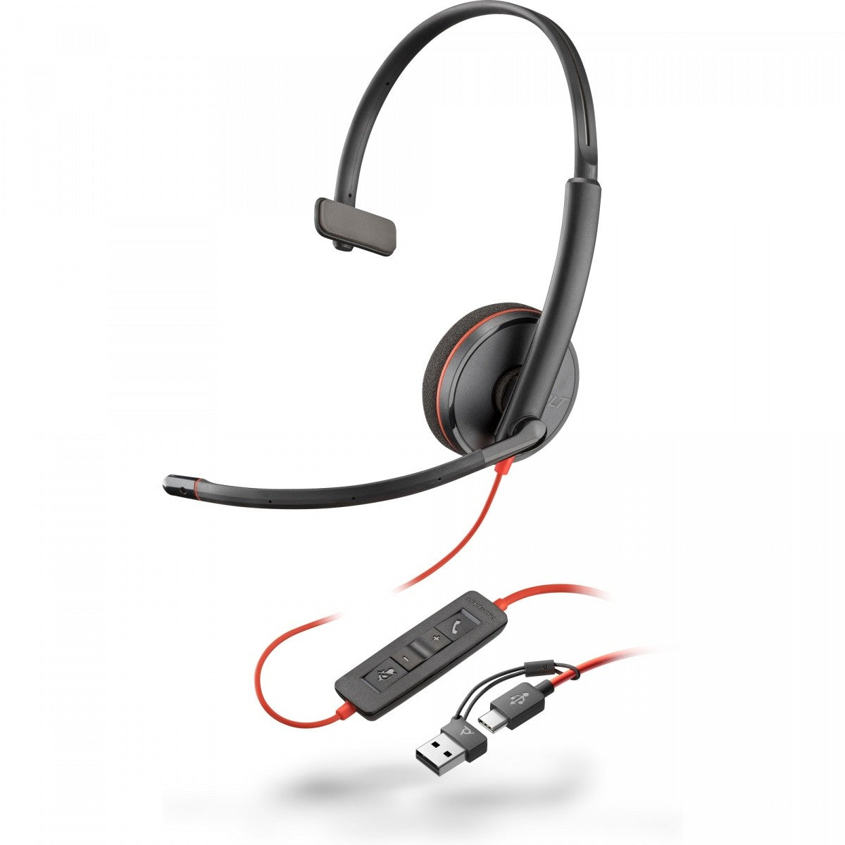 Căști Blackwire 3210 USB-C + USB-C/A (vrac) 8X214A6